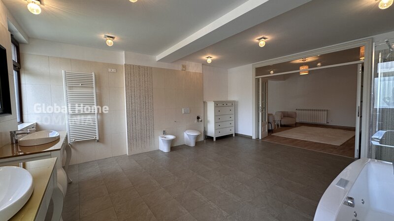 Herastrau  apartament 4 camere + terasa  complet mobilat & utilat  parcare